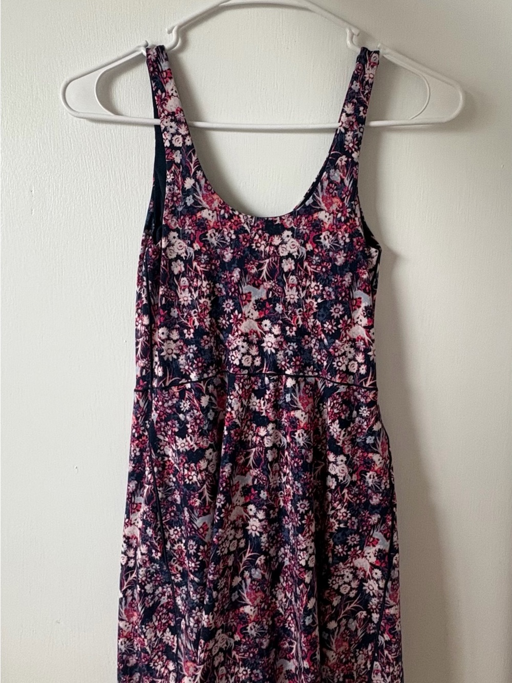 Offline by Aerie Floral Athletic Dress with Built in Bra and Built in Shorts